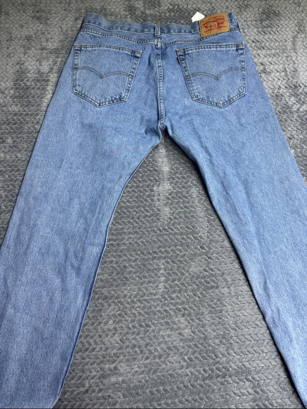 Levi’s 505 Men's Straight-Leg Jeans in Light Blue Denim